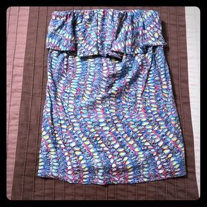 Lilly Pulitzer strapless top